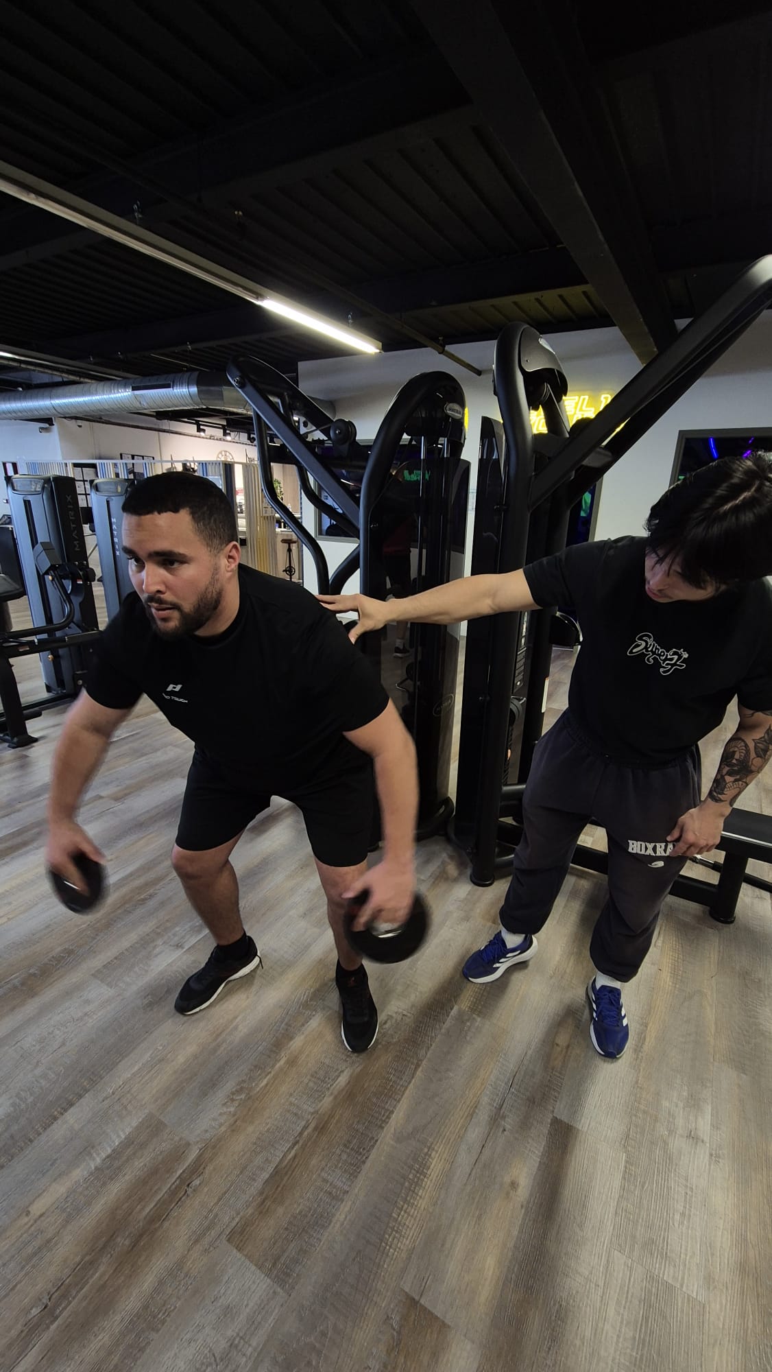 Entraînement musculaire avec Nicolas Buffel